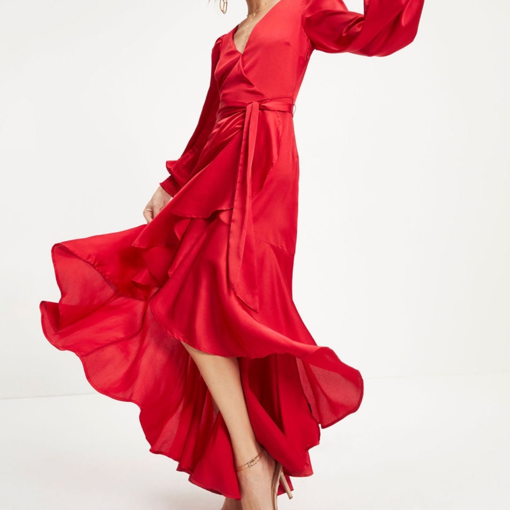 Macy's Red Maxi Dress